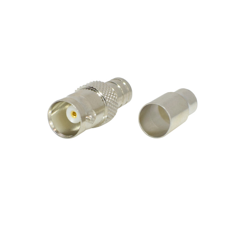 BNC 2-Piece Female Jack Crimp Connector for RG-59