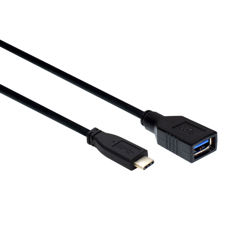 USB-C Male to USB-A Female Extension