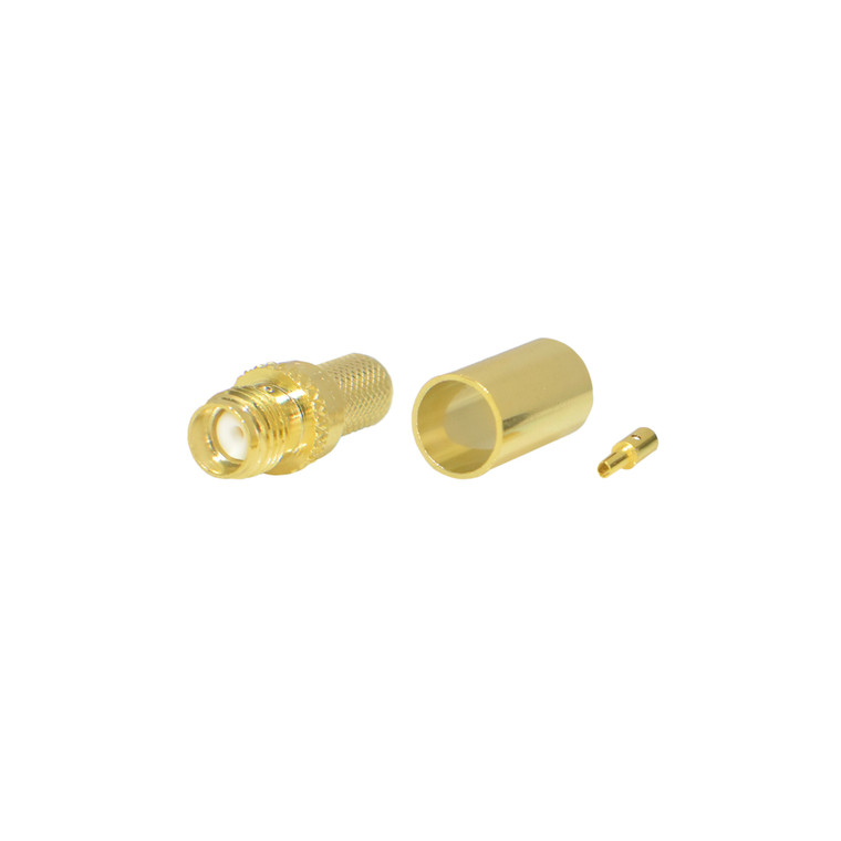 SMA Female Jack Crimp Connector for RG-8X