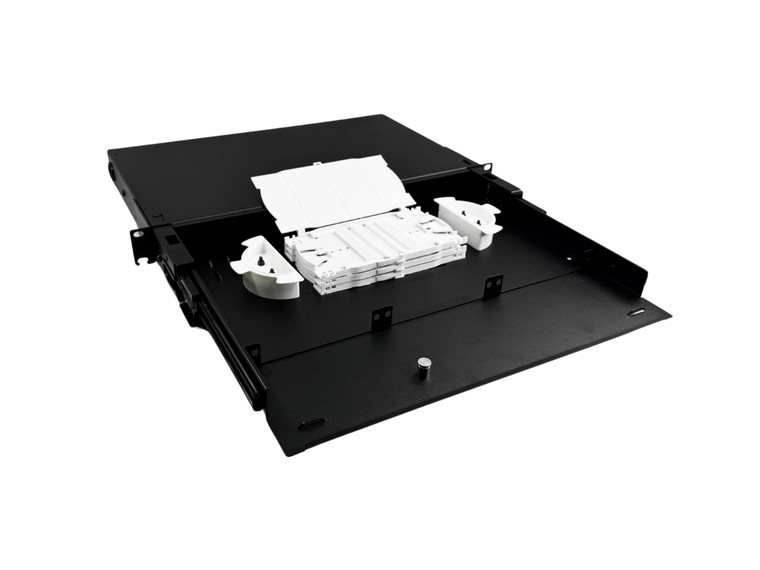 Sliding 1U Fiber Patch Panel