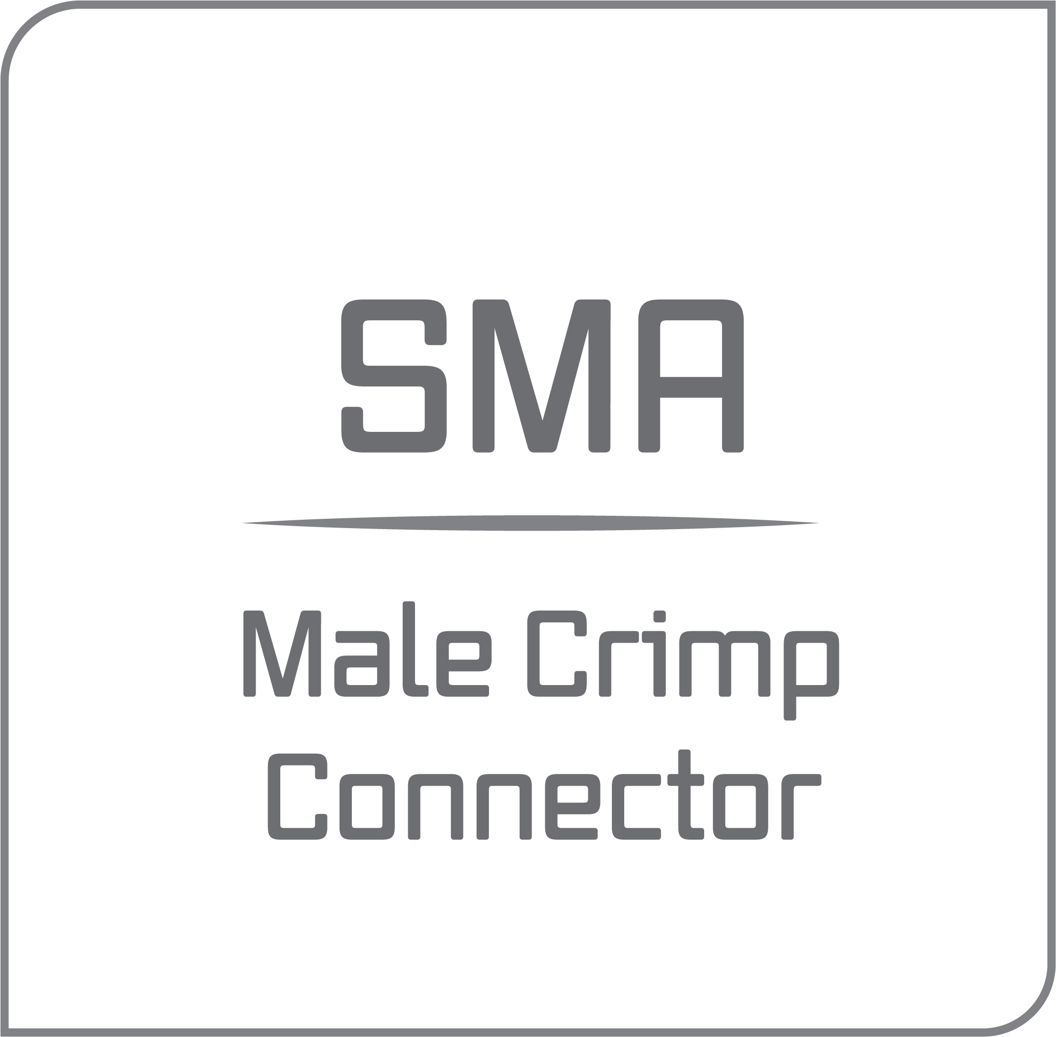 SMA Male Crimp Connector