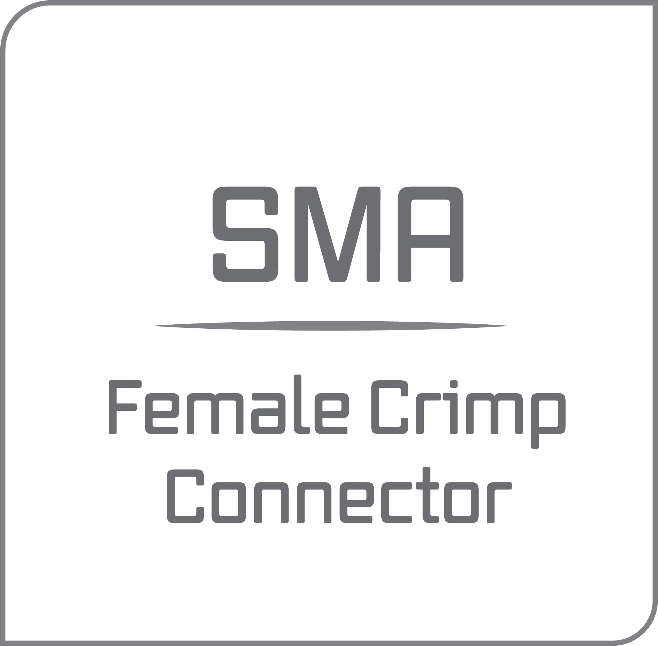 SMA Female Crimp Connector