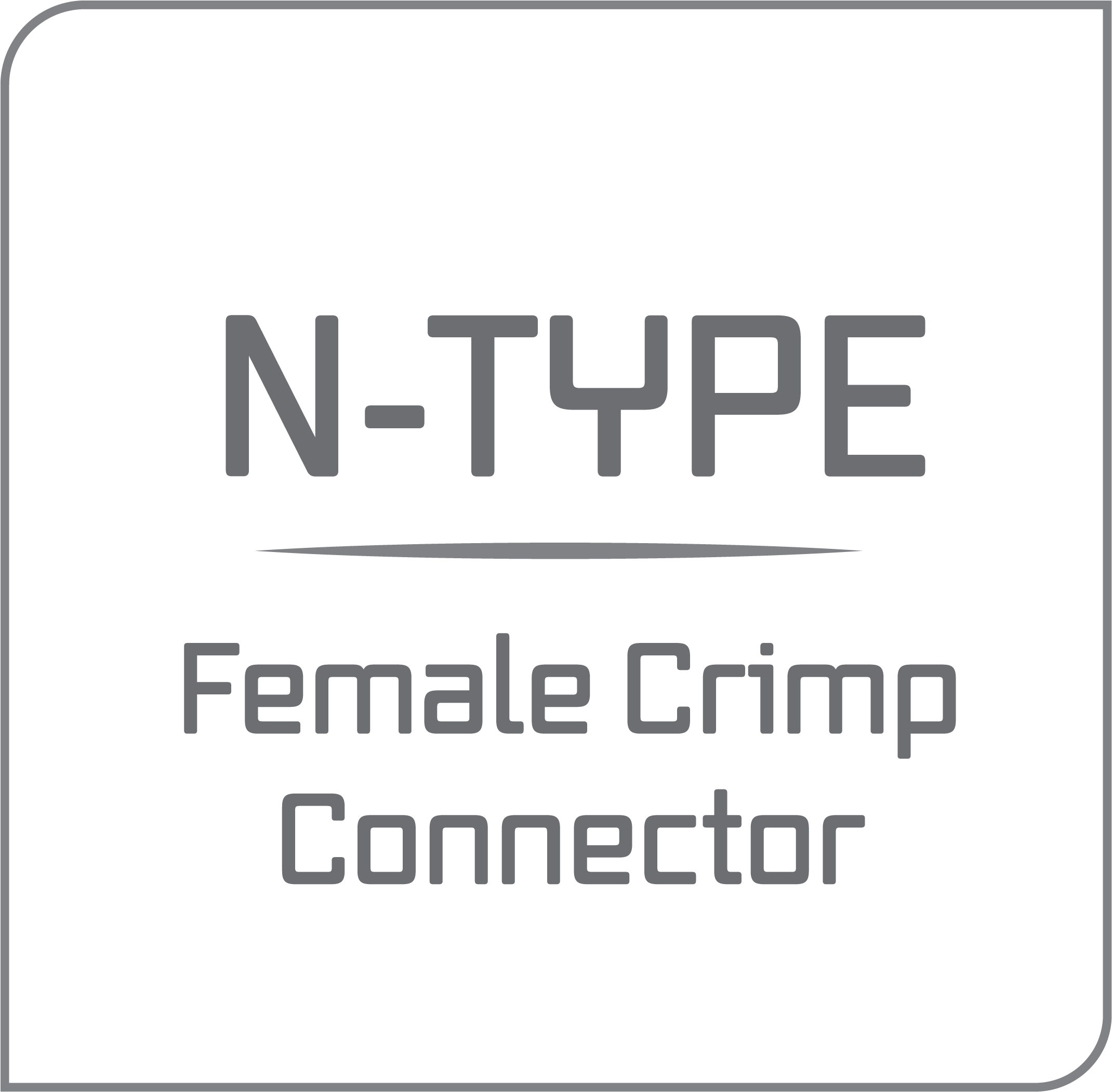 N-Type Female Crimp Connector