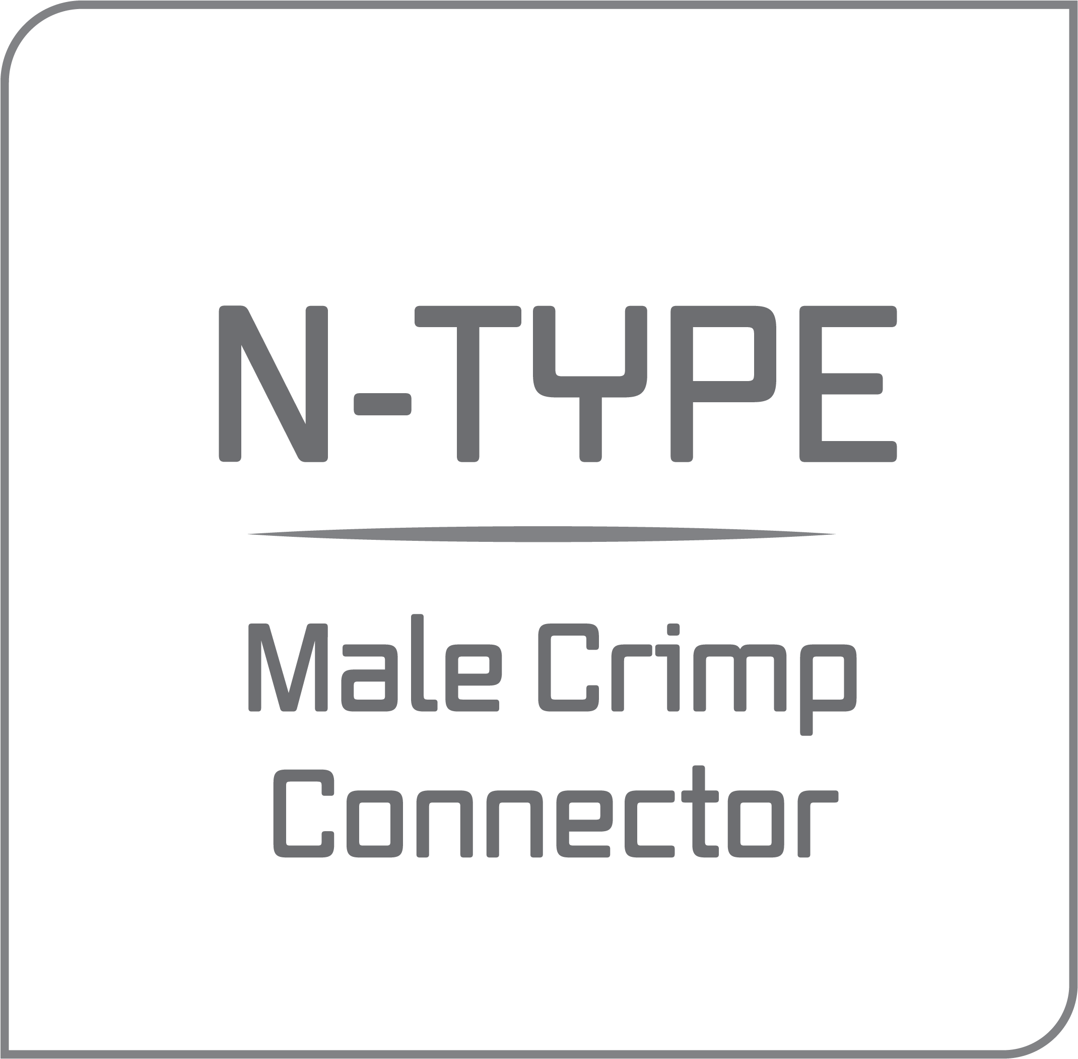 N-Type Male Crimp Connector