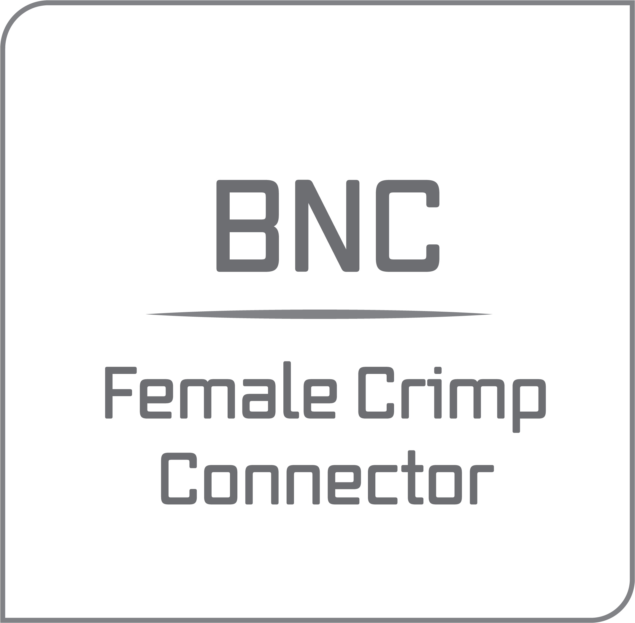 BNC Female Crimp Connector