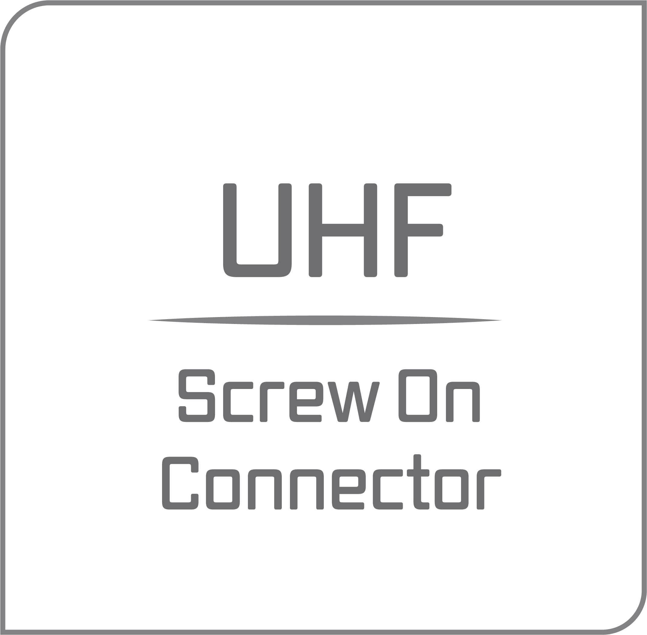 UHF Screw On Connector