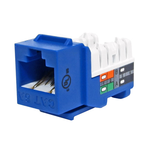 Category 6A Keystone Punch Down Jack