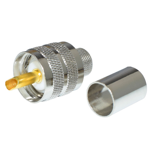 44-304C-8 ,UHF PLUG CRIMP TYPE RG-8/U , Weltron
