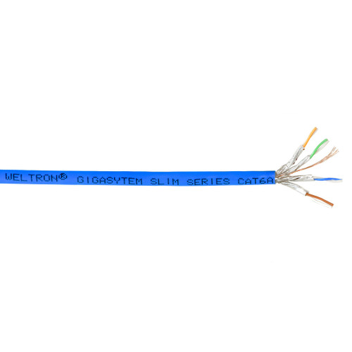 Category 6A Slim S/FTP 28AWG Stranded CM Bulk Wire - Weltron