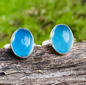 "Shop- Blue chalcedony gemstone ring sterling silver for men women by Earthkarmajewellery" "Shop- Blue chalcedony gemstone ring sterling silver for men women by Earthkarmajewellery"