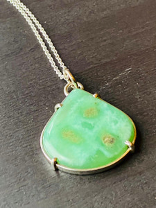 "Buy Now Online- Chrysoprase teardrop pendant and sterling silver jewelry for men women on sale" "Buy Now Online- Chrysoprase teardrop pendant and sterling silver jewelry for men women on sale"