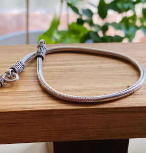 Sterling silver snake 3 mm chain bracelet for mens women Sterling silver snake 3 mm chain bracelet for mens women