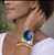 Labradorite wide sterling silver cuff bangle, 59 mm wide bracelet