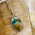 Genuine Turquoise Jewelry Silver pendant and chain necklace Genuine Turquoise Jewelry Silver pendant and chain necklace