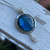 Labradorite Silver Necklace - Round Pendant Labradorite Silver Necklace - Round Pendant