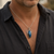 Blue Labradorite Necklace: Shiva Third Eye Labradorite sterling silver