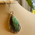 Natural Chrysoprase Silver Pendant