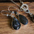 Black Earrings - Shungite Teardrops Black Earrings - Shungite Teardrops