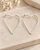 Sterling Silver Large Hoop Earrings