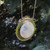 Round Moonstone Necklace Extra Large Pendant Round Moonstone Necklace Extra Large Pendant