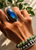 Sterling Silver Blue Labradorite Ring- Sterling Silver Size 7 Adjustable Ring