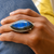 Labradorite Ring- Sterling Silver Size 7 Adjustable Ring