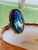 Blue flash Labradorite ring - large adjustable statement Ring Blue flash Labradorite ring - large adjustable statement Ring