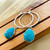 "Shop Now, Bohemian Turquoise Hoops Earrings - Sterling Silver Dangly Circles with Gemstone Drop" "Shop Now, Bohemian Turquoise Hoops Earrings - Sterling Silver Dangly Circles with Gemstone Drop"
