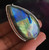 "Experience the beauty of large Labradorite with this exquisite Sterling Silver ring. Order now!"
