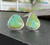 "Shop Now, Pear cut Turquoise rings sterling silver set adjustable size " "Shop Now, Pear cut Turquoise rings sterling silver set adjustable size "