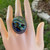"Shop - Natural Gemstone rings for women - Mother of Pearl Abalone shell ring by earthkarma" "Shop - Natural Gemstone rings for women - Mother of Pearl Abalone shell ring by earthkarma"