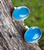 "Blue chalcedony gemstone ring set in sterling silver for men's women in a simple oval gemstone statement.- shop Now" "Blue chalcedony gemstone ring set in sterling silver for men's women in a simple oval gemstone statement.- shop Now"