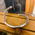 "Earth Karma Handmade Sterling Silver Adjustable Cuff: Bohemian Elegance and Everyday Statement"