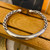 "Shop- Earth Karma Handmade Sterling Silver Adjustable Cuff: Bohemian Elegance and Everyday Statement"