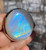 "Round Moonstone moon ring size 7 for women by Earthkarmajewellery" "Round Moonstone moon ring size 7 for women by Earthkarmajewellery"