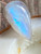 "Sterling silver Moonstone pear-shaped statement ring for women." "Sterling silver Moonstone pear-shaped statement ring for women."