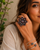 Handmade Lotus Flower Statement Ring in Solid 925 Sterling Silver with Oxidized Artisan Detailing and Adjustable Band