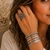 Handcrafted Floral Mandala Statement Ring, meticulously crafted from solid 925 sterling silver.