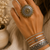 Handcrafted Sunburst 30 mm Statement Ring, expertly crafted from solid 925 sterling silver with elegant 1 micron gold-filled.