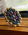 "Buy- Extra Large Rings for Women- Adjustable Gemstone Statement Design with Ruby, green and crystal quartz"
