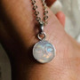 Shop Moon carved face necklace pendant for men women him her by earth karma"
