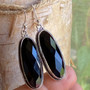 "Complete your ensemble with these captivating black onyx statement earrings by Earth Karma Jewellery. Ideal for engagements or anniversaries. Buy now!"