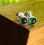 Tiny Gemstone or Birthstone Studs by earthkarmajewellery