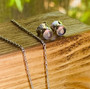Tiny Gemstone or Birthstone Studs by earthkarmajewellery