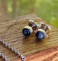 Tiny Gemstone or Birthstone Studs by earthkarmajewellery