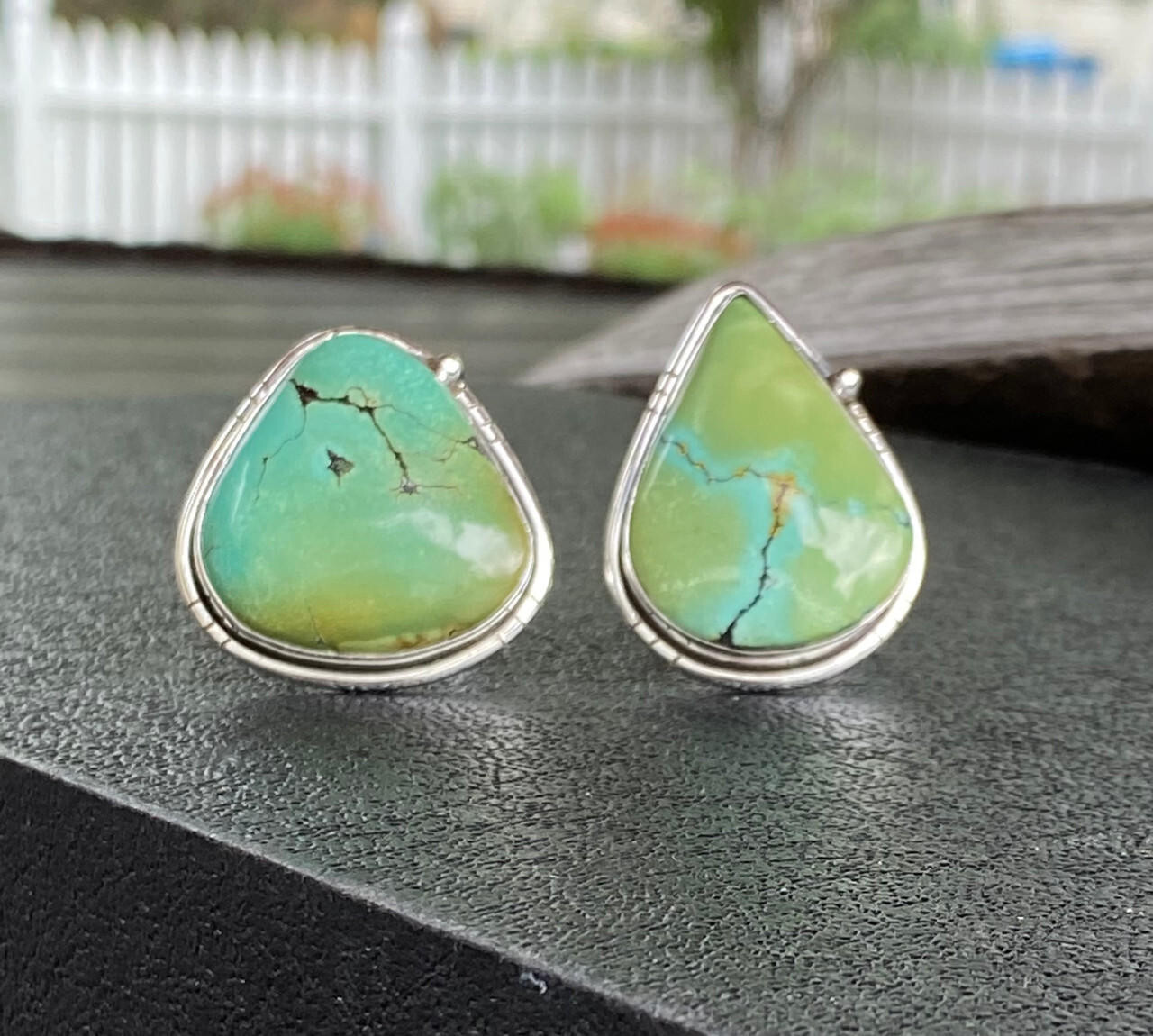 Turquoise Rings sterling silver- Large Statements