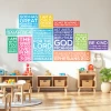 Children's ministry Scripture memory wall display