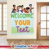 Custom Welcome Your Text Wall Decal. You can personalized this wall decal