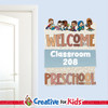 Custom Welcome to Preschool Wall Decal can be personalized for Preschool Nursery or Children's Ministry