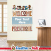 Custom Welcome to Preschool Wall Decal can be personalized for Preschool Nursery or Children's Ministry